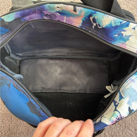 Tag Floral Blue and Pink Travel Bag - Picture 10 of 14